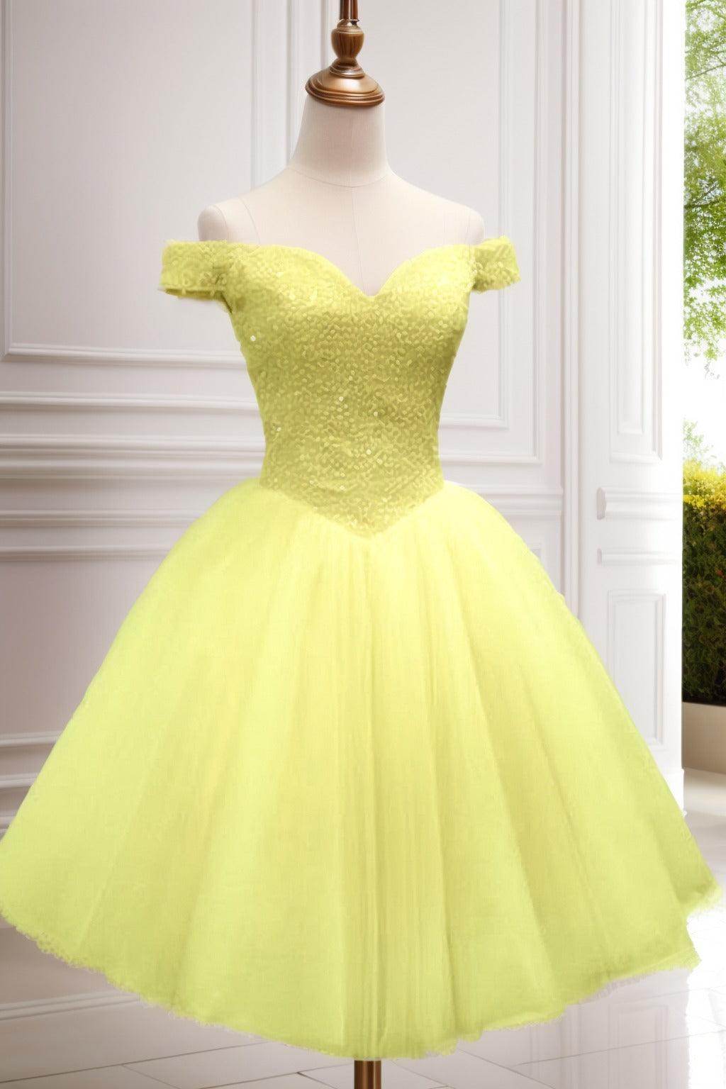 Princess Knee Length Tulle Homecoming Dresses CS0523
