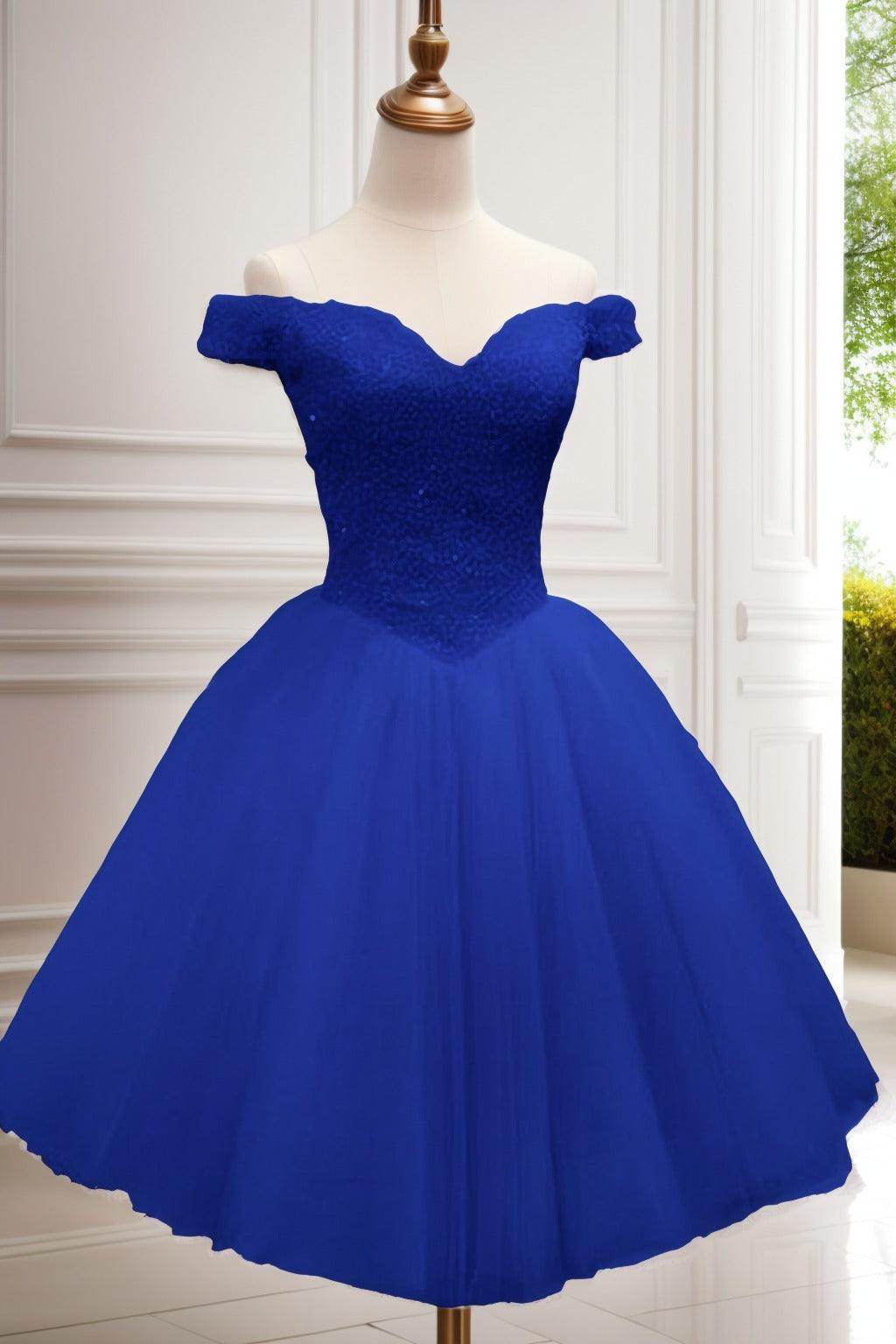 Princess Knee Length Tulle Homecoming Dresses CS0523