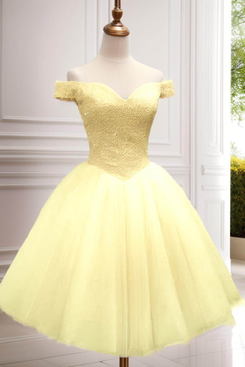 Princess Knee Length Tulle Homecoming Dresses CS0523