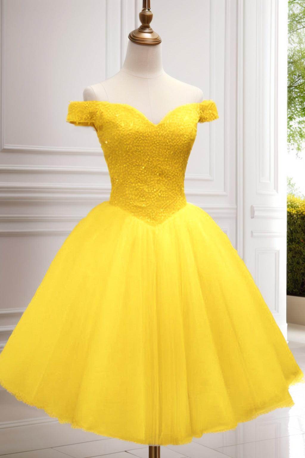 Princess Knee Length Tulle Homecoming Dresses CS0523
