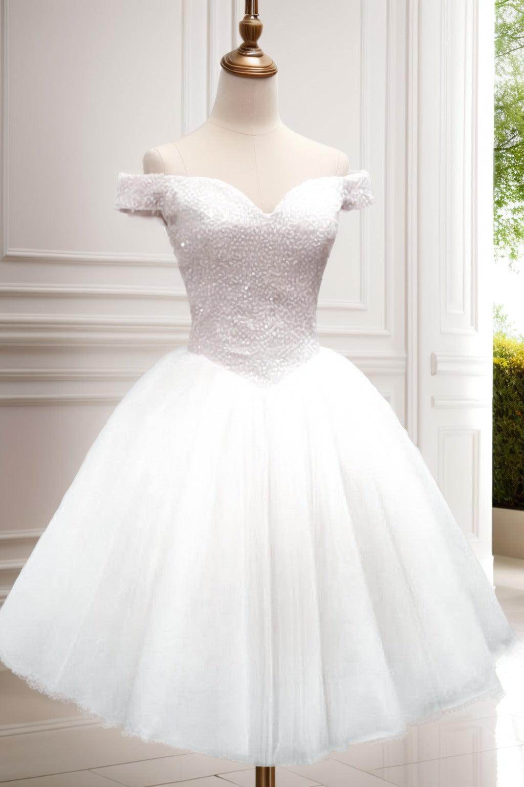 Princess Knee Length Tulle Homecoming Dresses CS0523