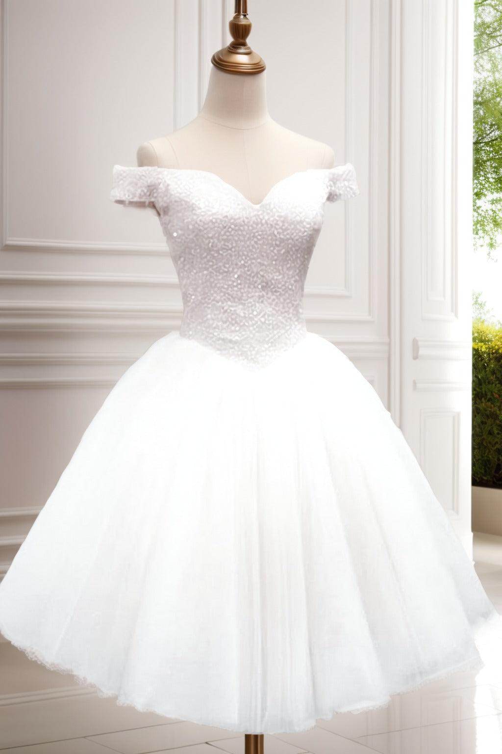 Princess Knee Length Tulle Homecoming Dresses CS0523