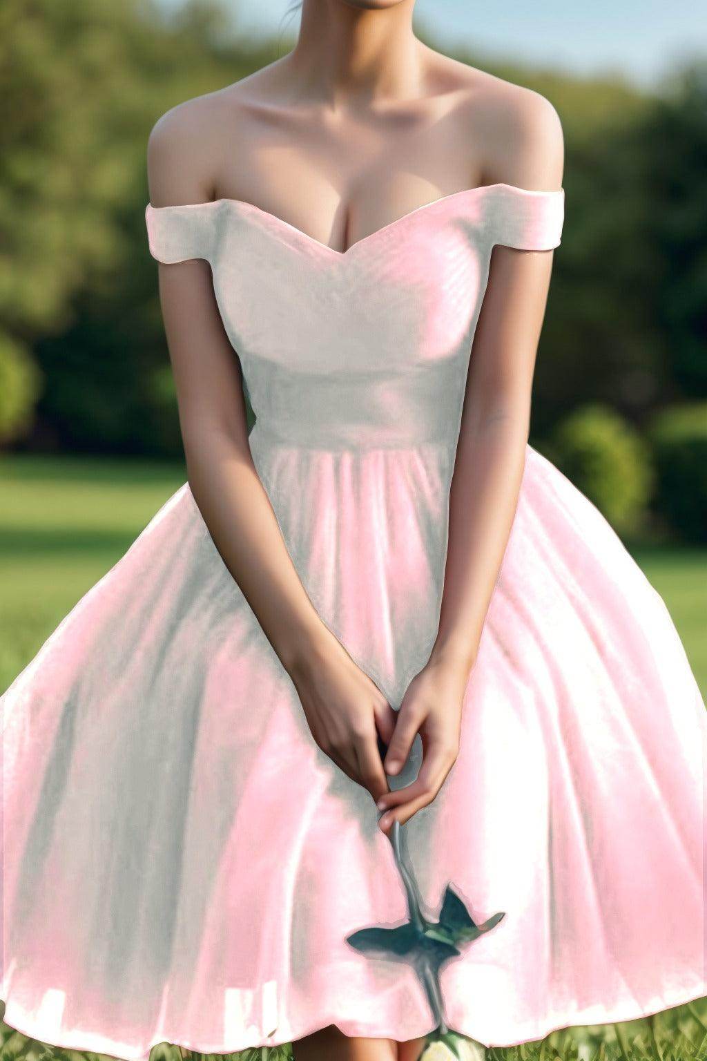 Princess Tea Length Tulle Homecoming Dresses CS0526
