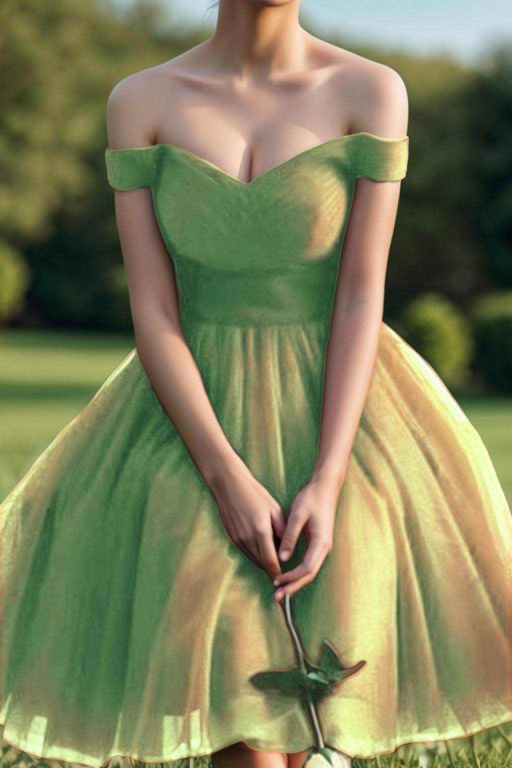 Princess Tea Length Tulle Homecoming Dresses CS0526