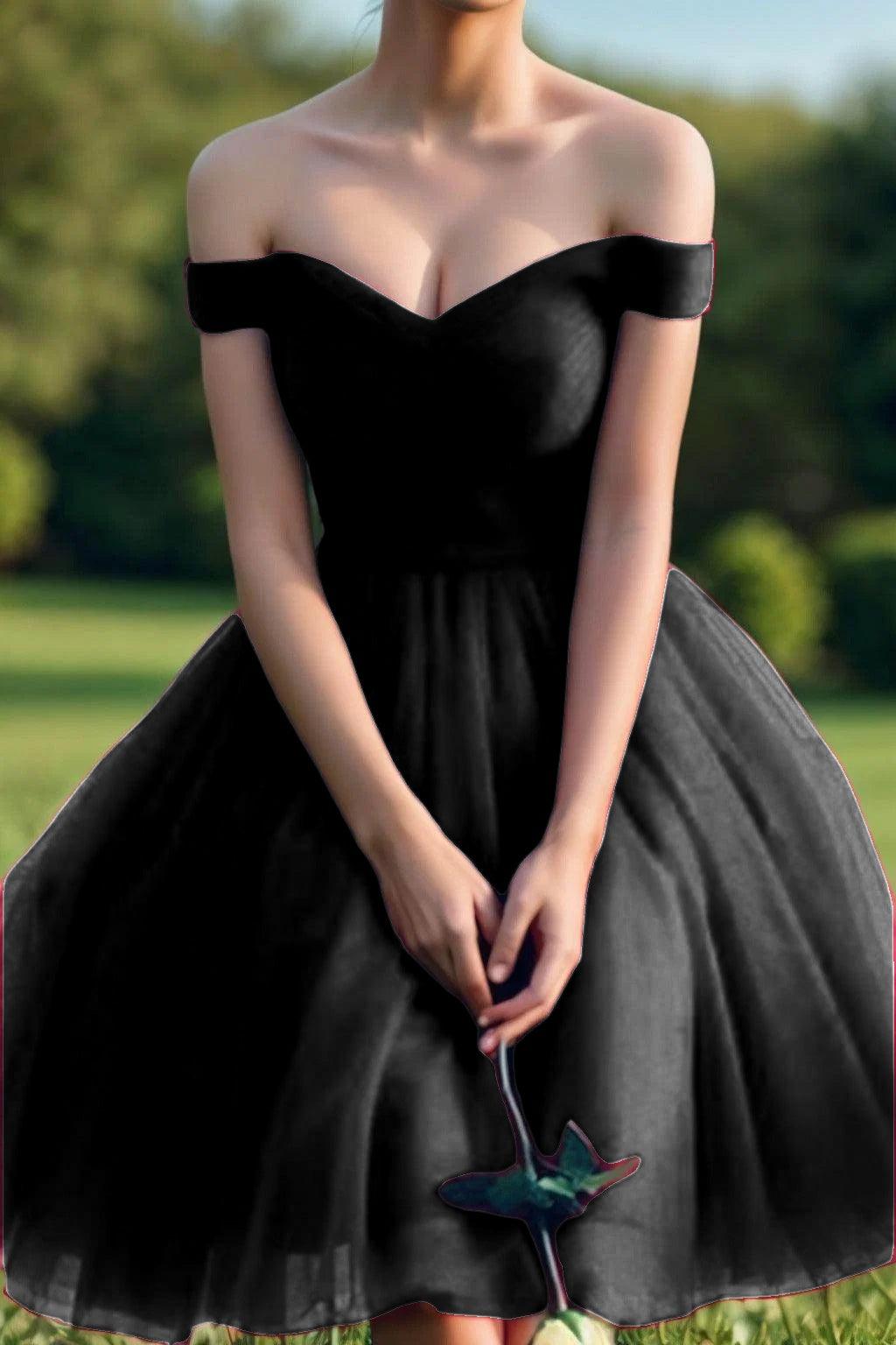 Princess Tea Length Tulle Homecoming Dresses CS0526