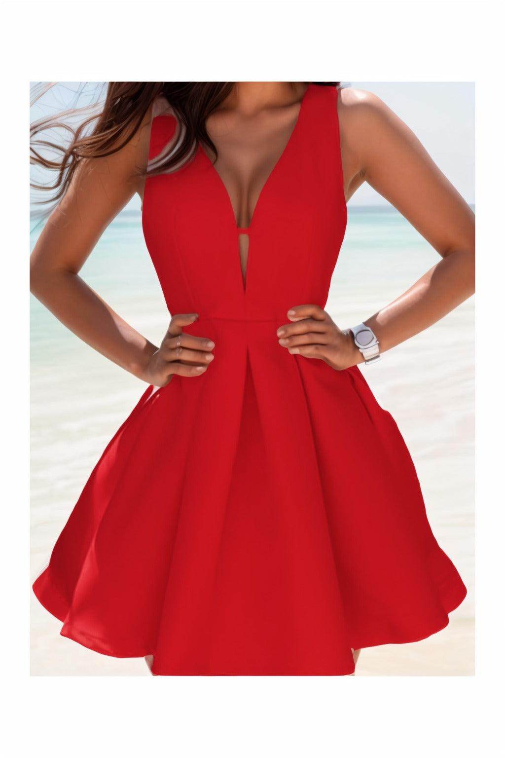 A-Line Knee Length Satin Homecoming Dresses CS0531