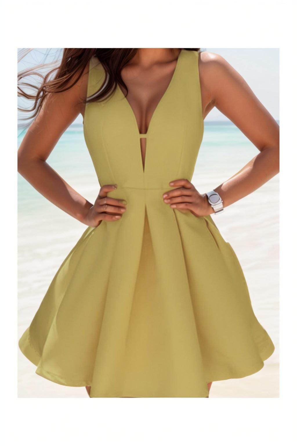 A-Line Knee Length Satin Homecoming Dresses CS0531