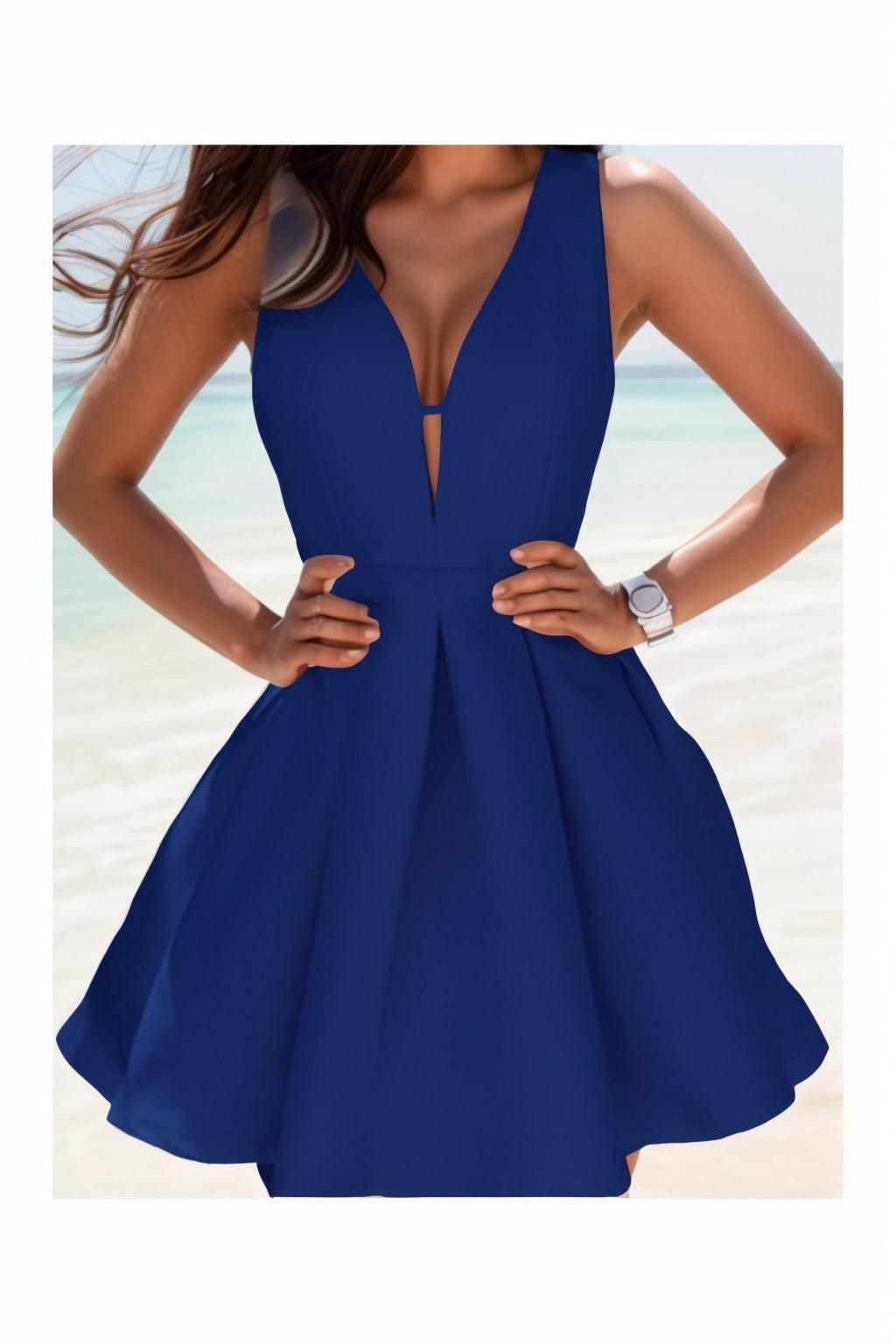A-Line Knee Length Satin Homecoming Dresses CS0531