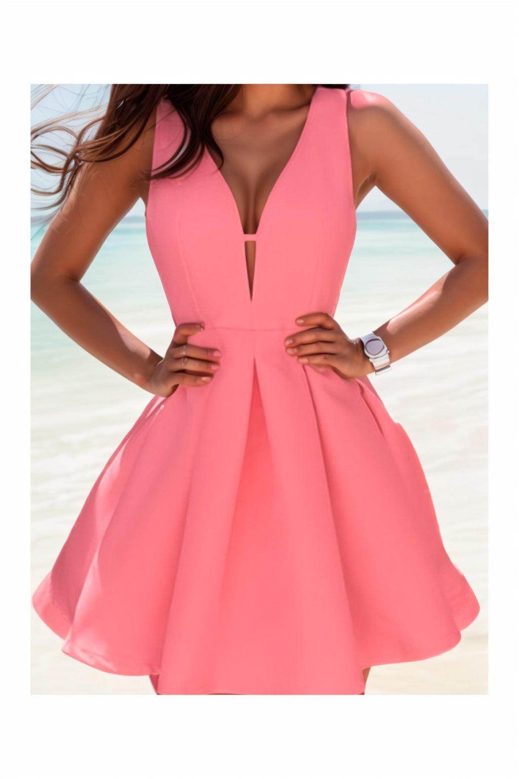 A-Line Knee Length Satin Homecoming Dresses CS0531