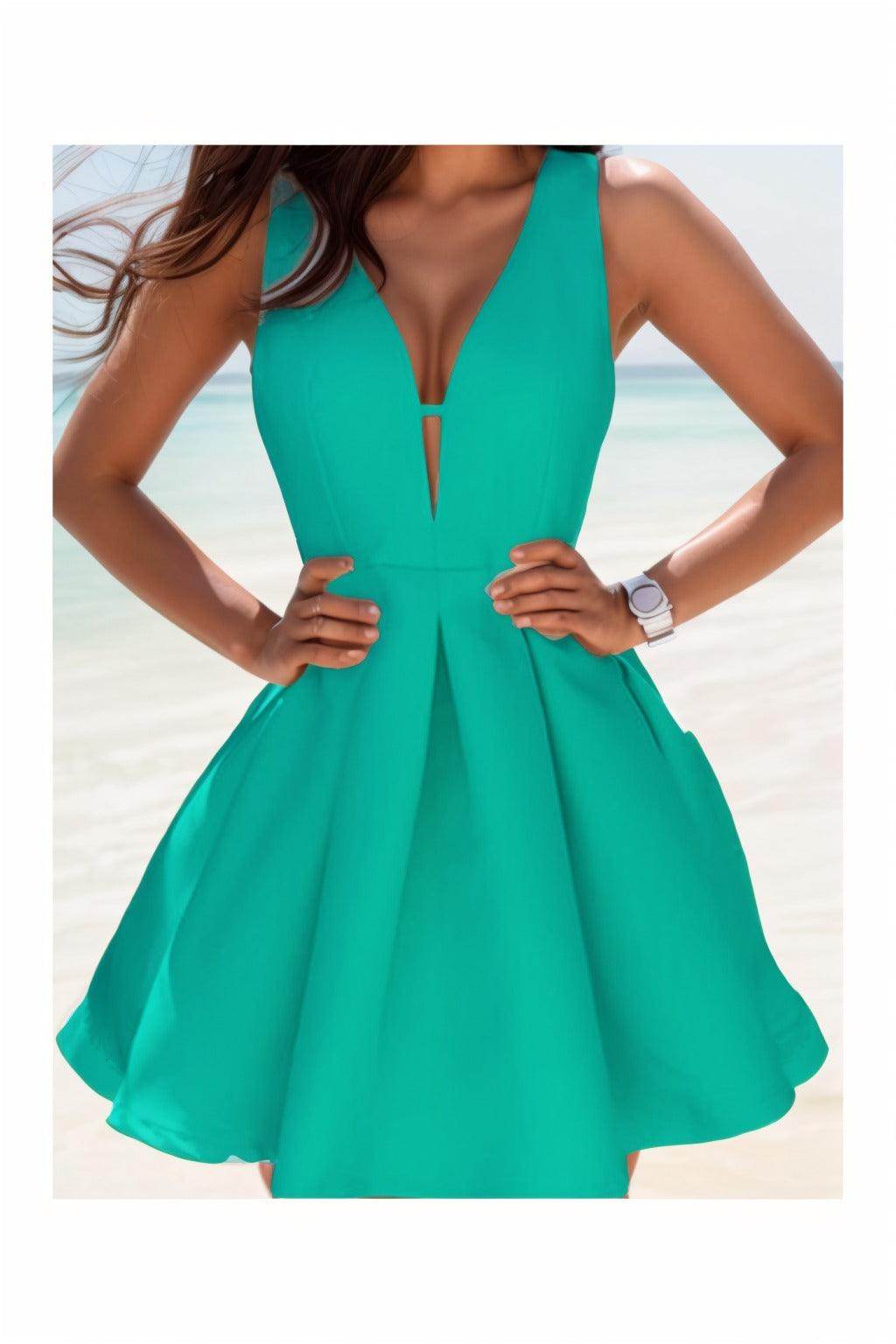A-Line Knee Length Satin Homecoming Dresses CS0531
