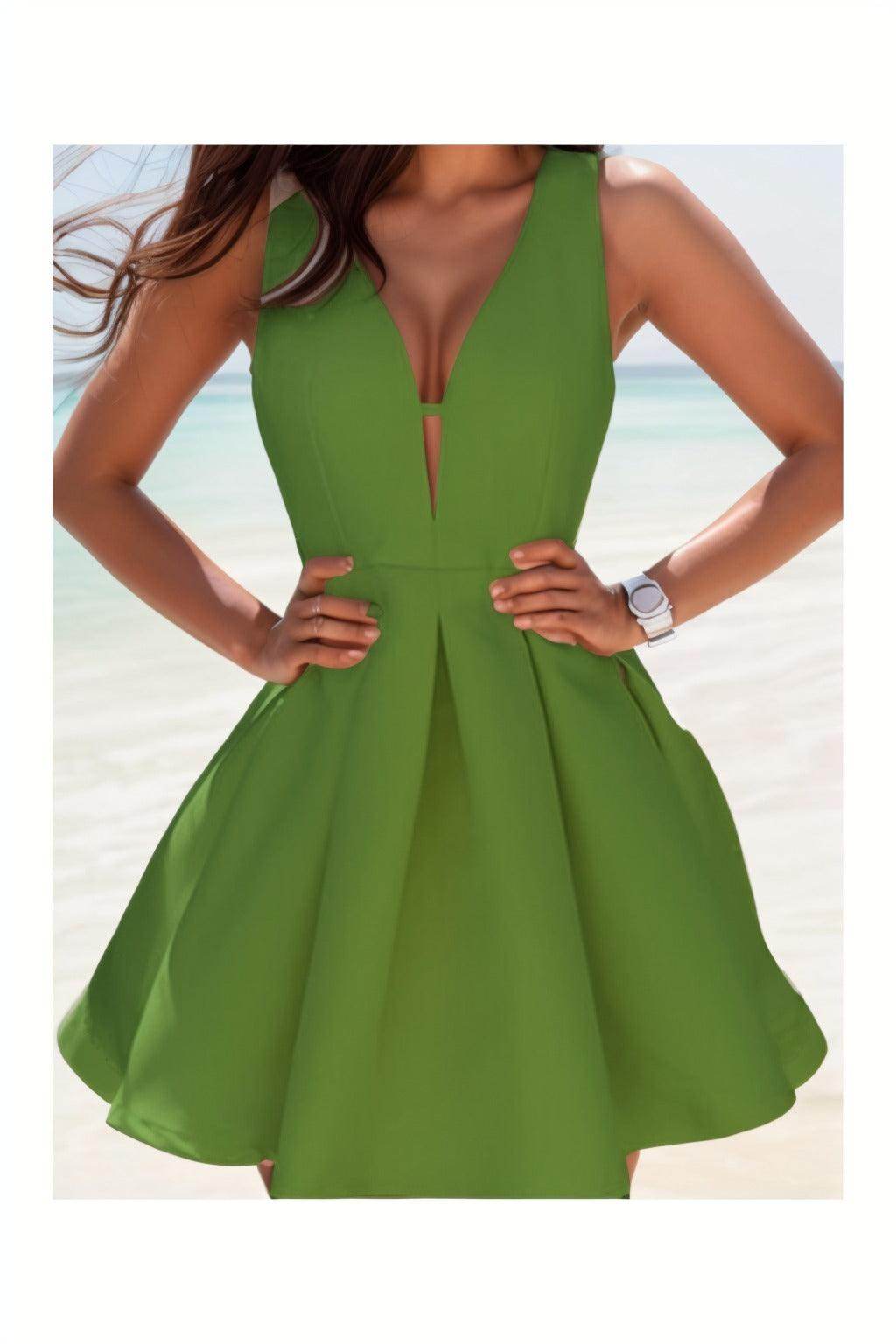 A-Line Knee Length Satin Homecoming Dresses CS0531