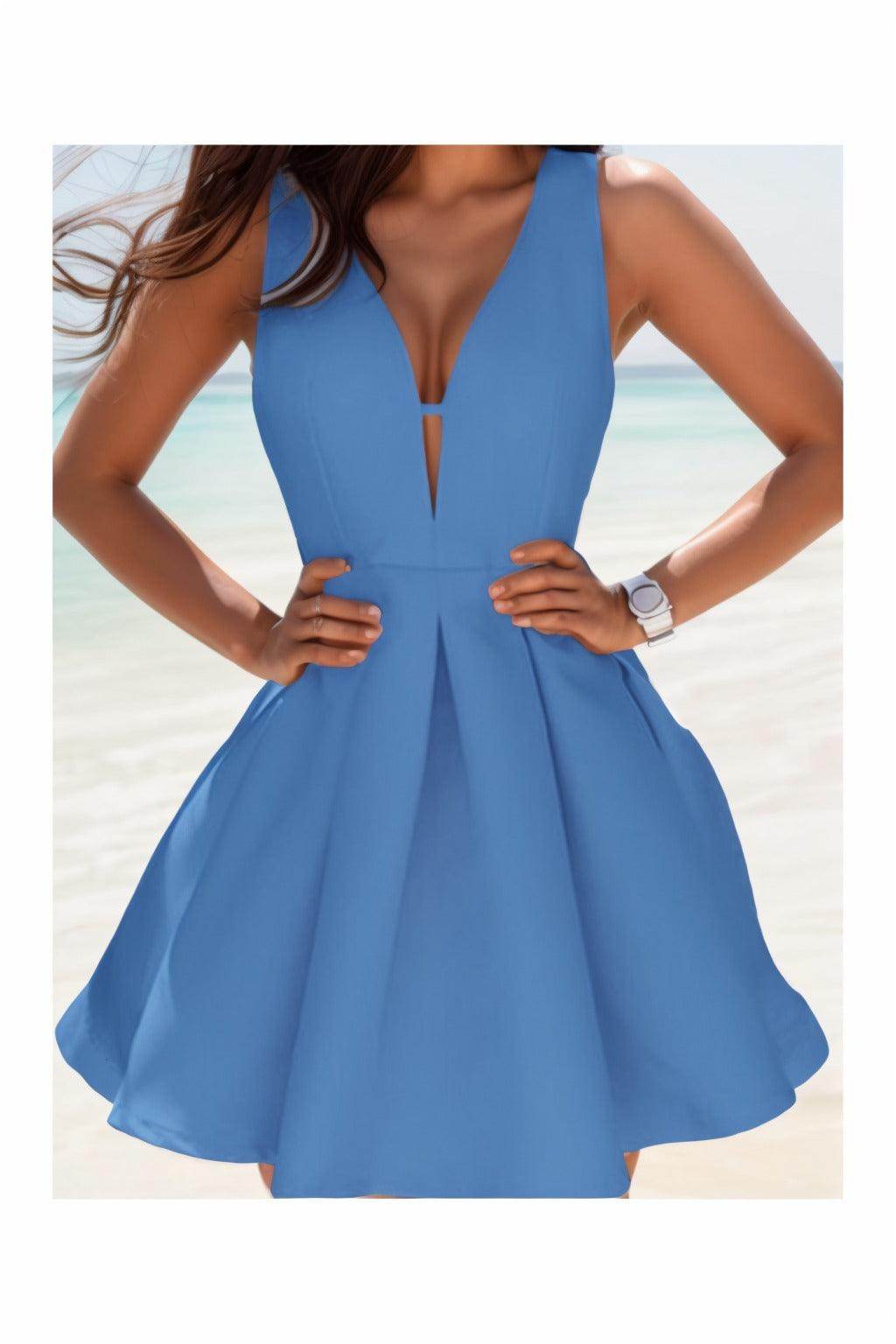 A-Line Knee Length Satin Homecoming Dresses CS0531