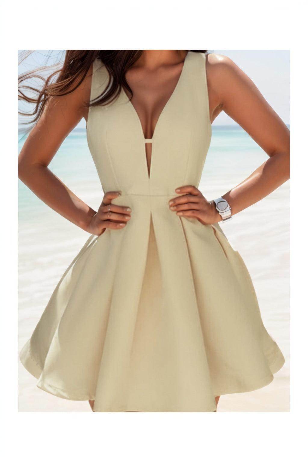 A-Line Knee Length Satin Homecoming Dresses CS0531