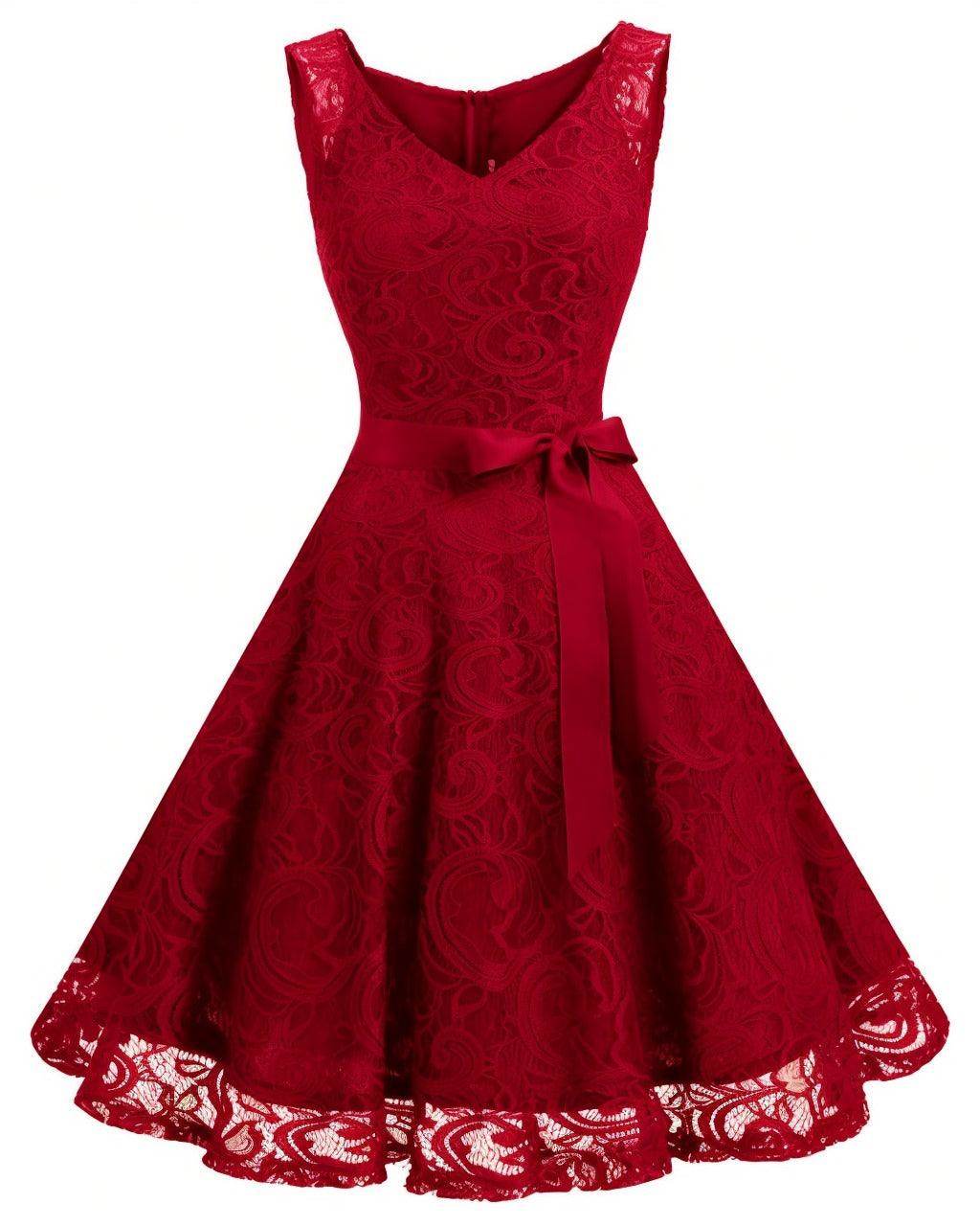 A-Line Knee Length Silk-Like Graduation Dresses CS0542