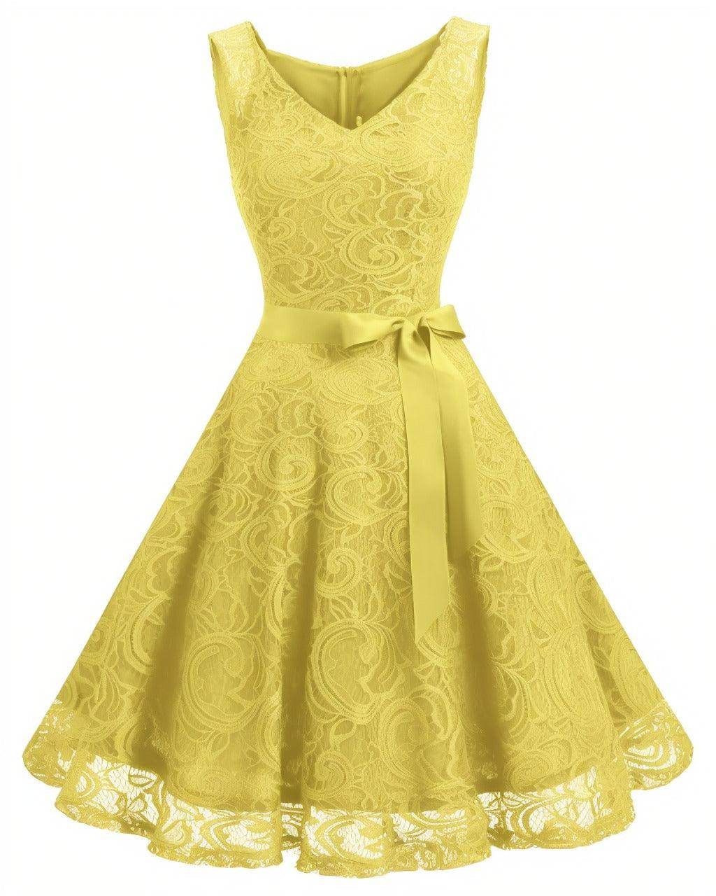 A-Line Knee Length Silk-Like Graduation Dresses CS0542