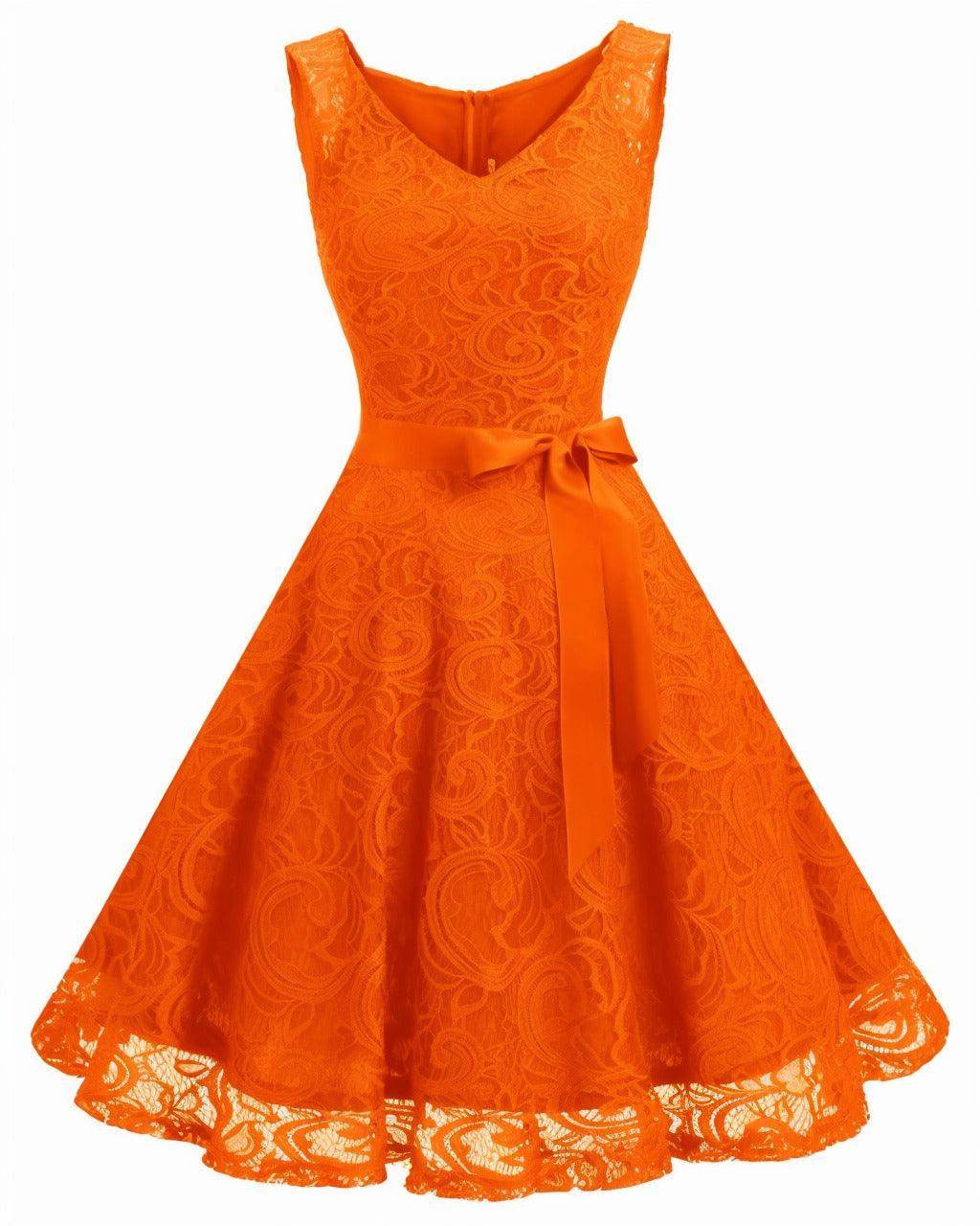 A-Line Knee Length Silk-Like Graduation Dresses CS0542