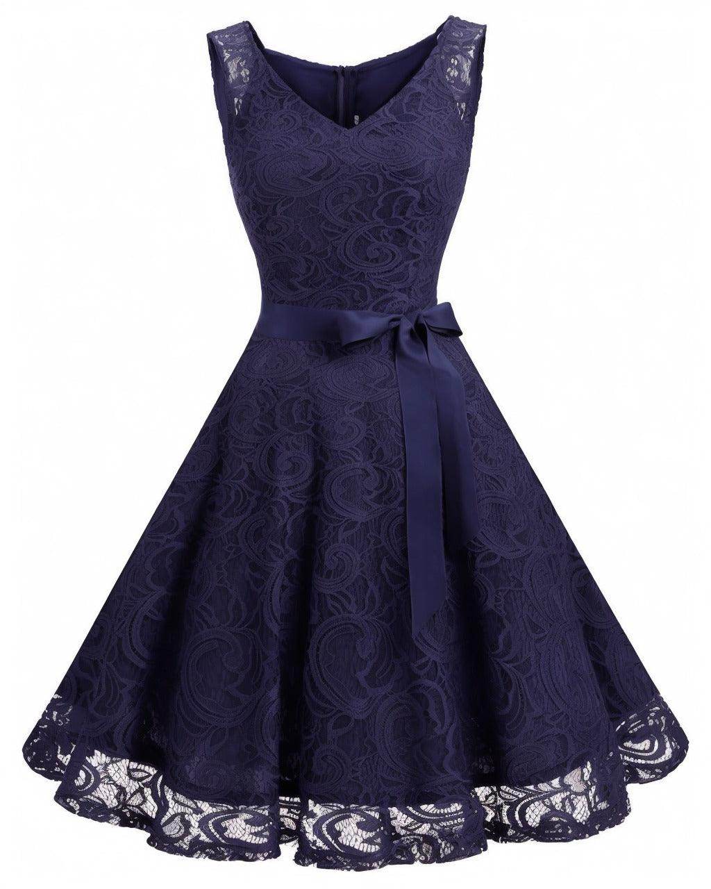 A-Line Knee Length Silk-Like Graduation Dresses CS0542