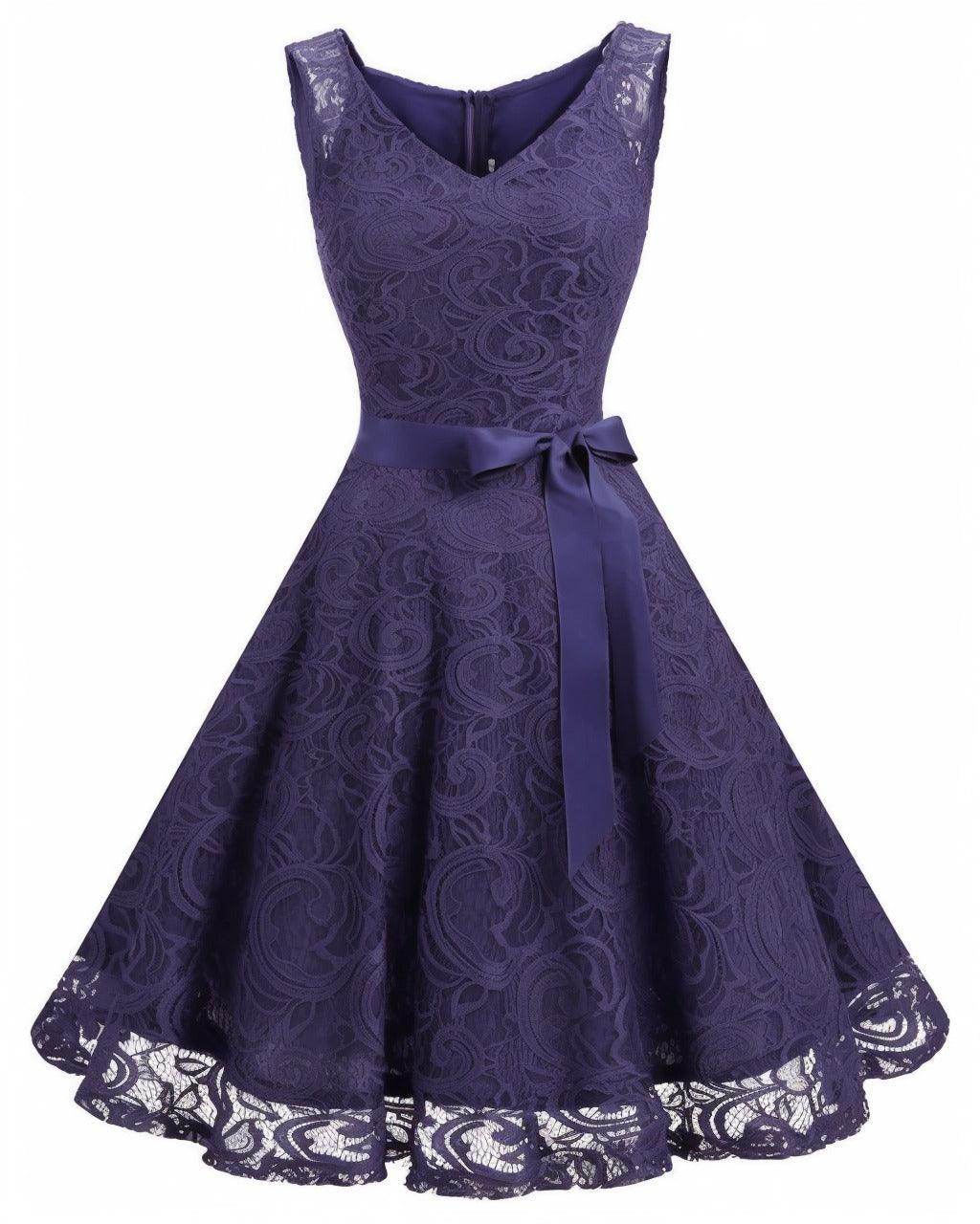 A-Line Knee Length Silk-Like Graduation Dresses CS0542