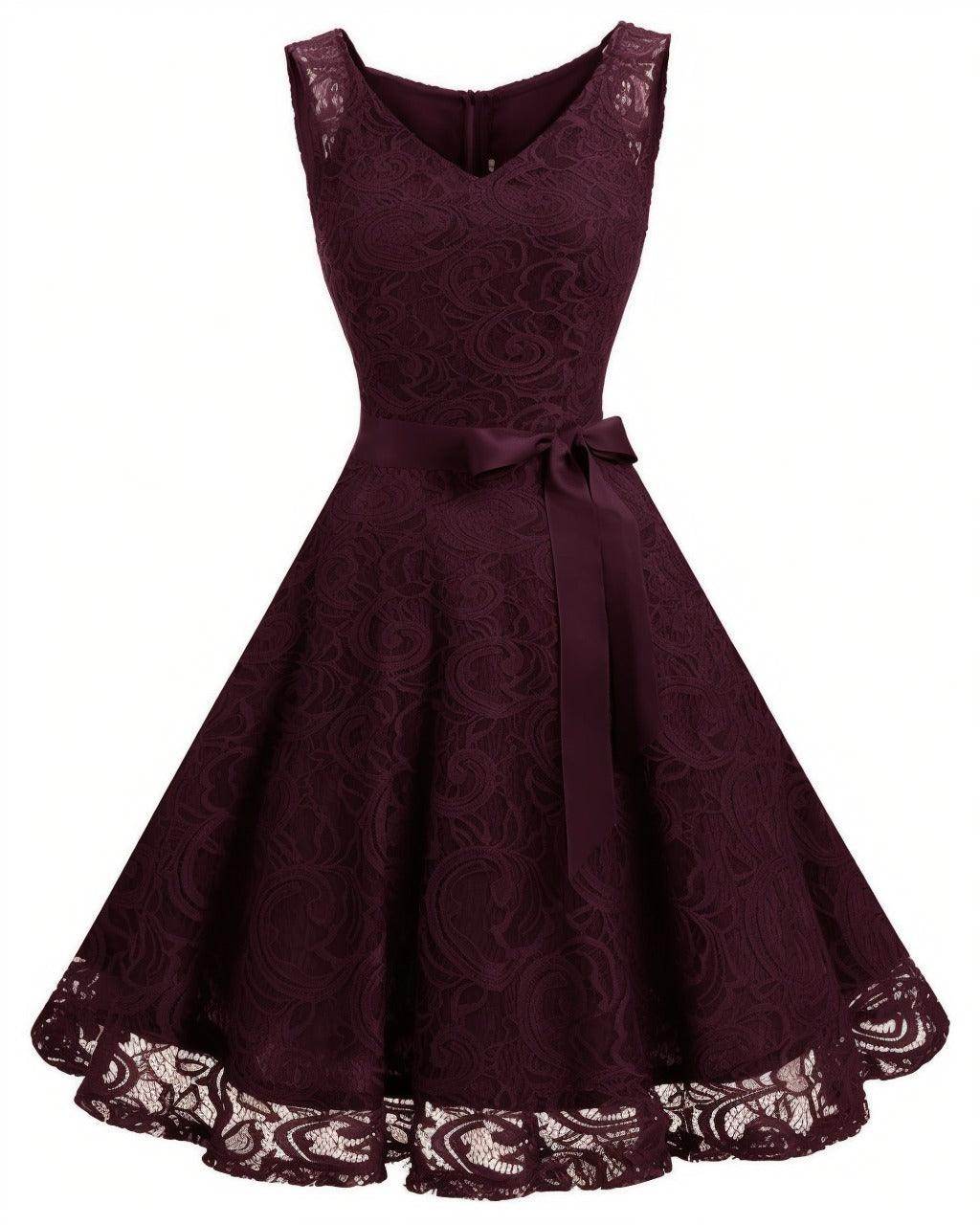 A-Line Knee Length Silk-Like Graduation Dresses CS0542