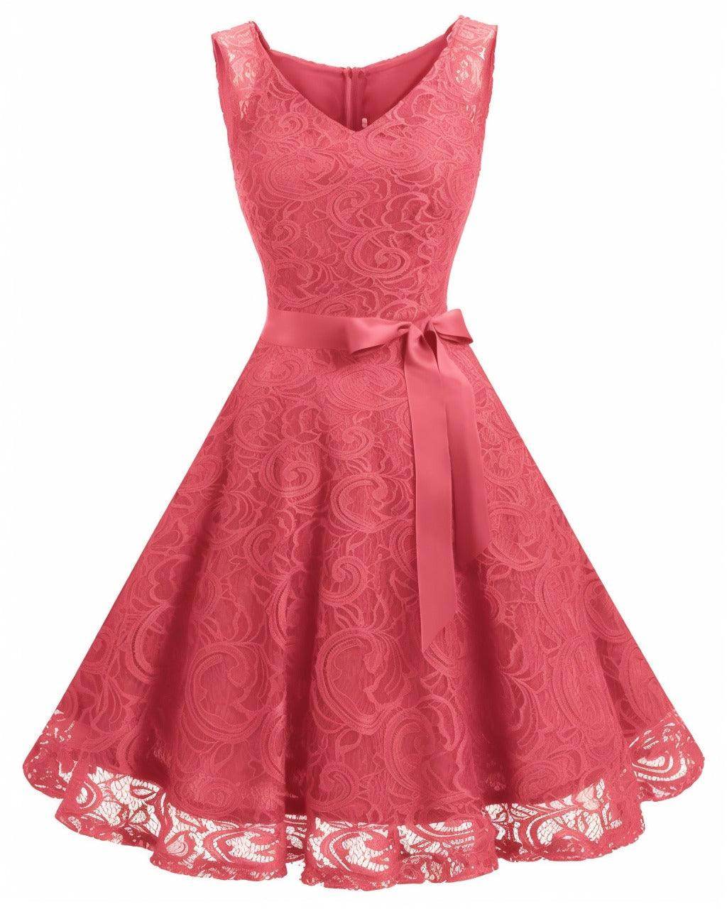 A-Line Knee Length Silk-Like Graduation Dresses CS0542