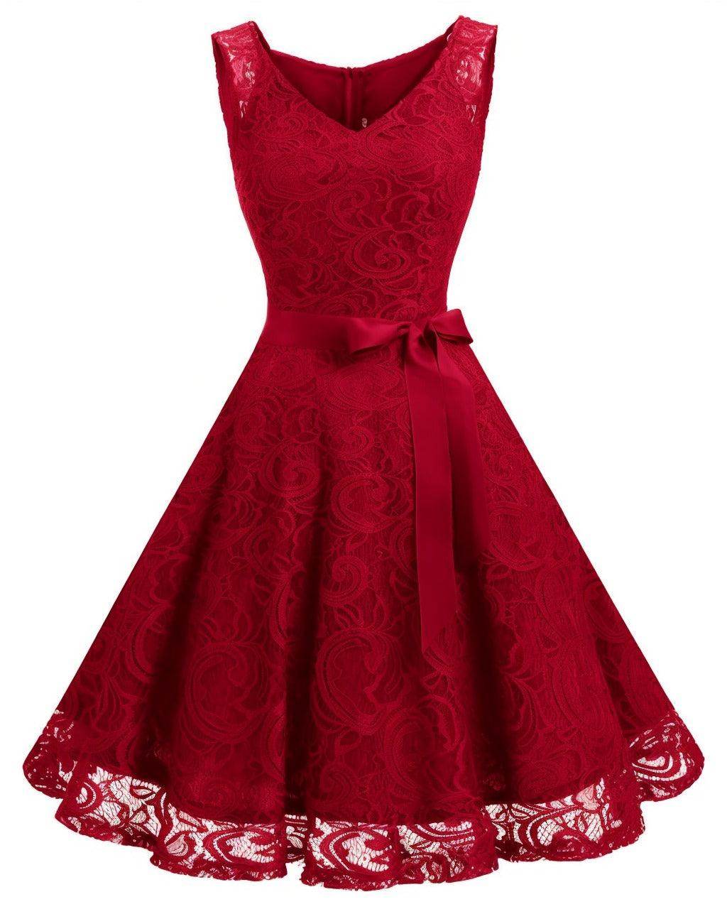 A-Line Knee Length Silk-Like Graduation Dresses CS0542