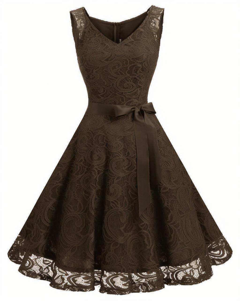 A-Line Knee Length Silk-Like Graduation Dresses CS0542