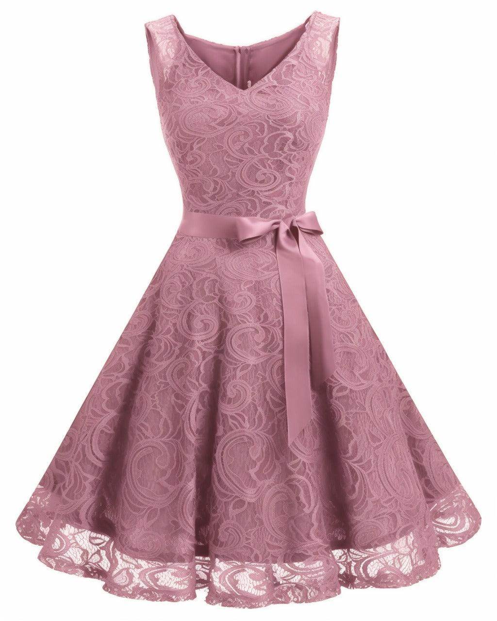 A-Line Knee Length Silk-Like Graduation Dresses CS0542