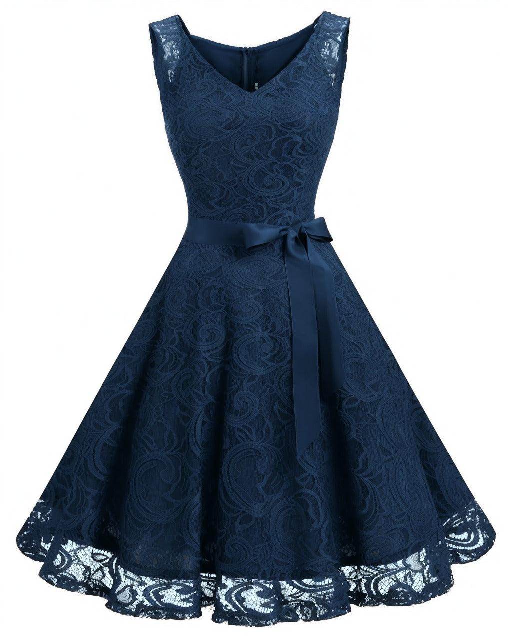 A-Line Knee Length Silk-Like Graduation Dresses CS0542