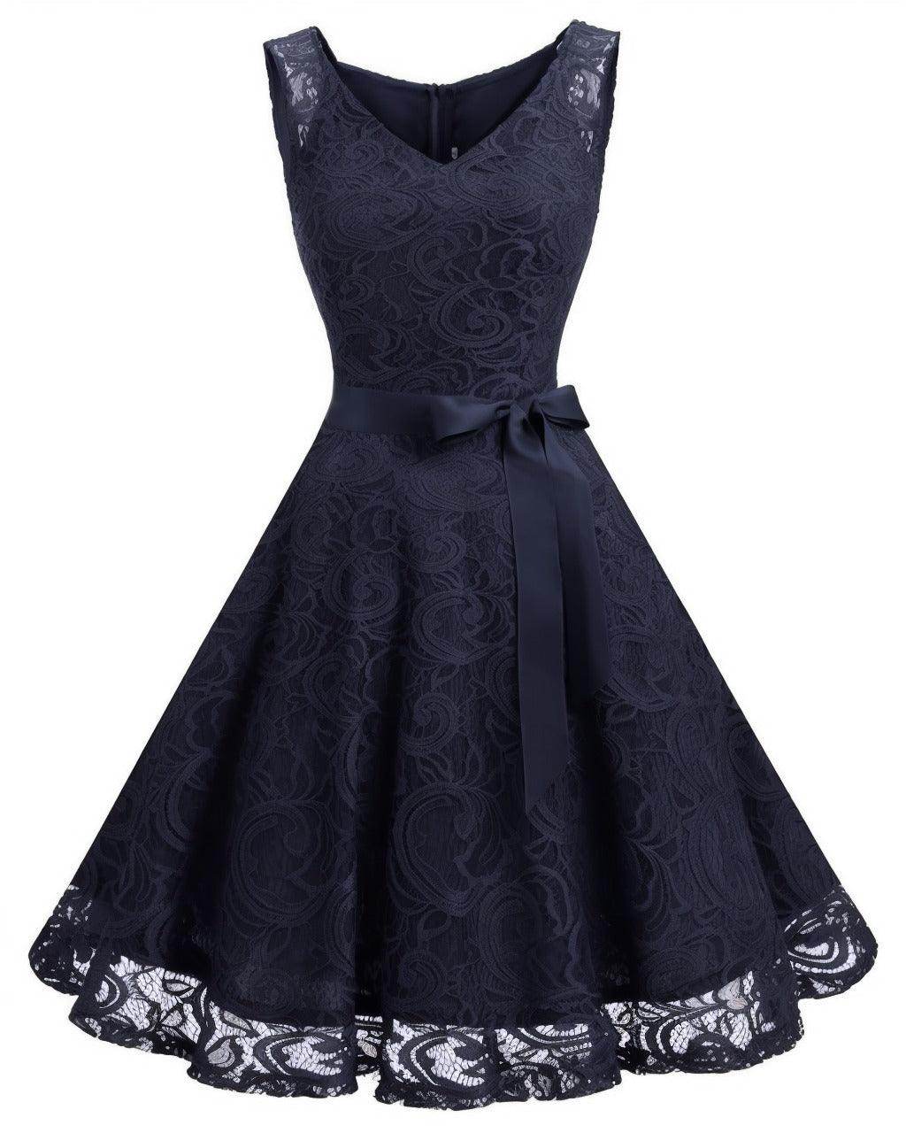 A-Line Knee Length Silk-Like Graduation Dresses CS0542
