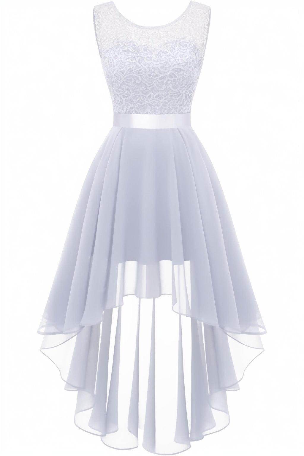 Asymmetrical High-Low Chiffon Graduation Dresses CS0543