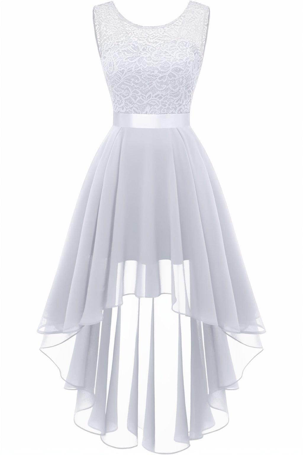 Asymmetrical High-Low Chiffon Graduation Dresses CS0543