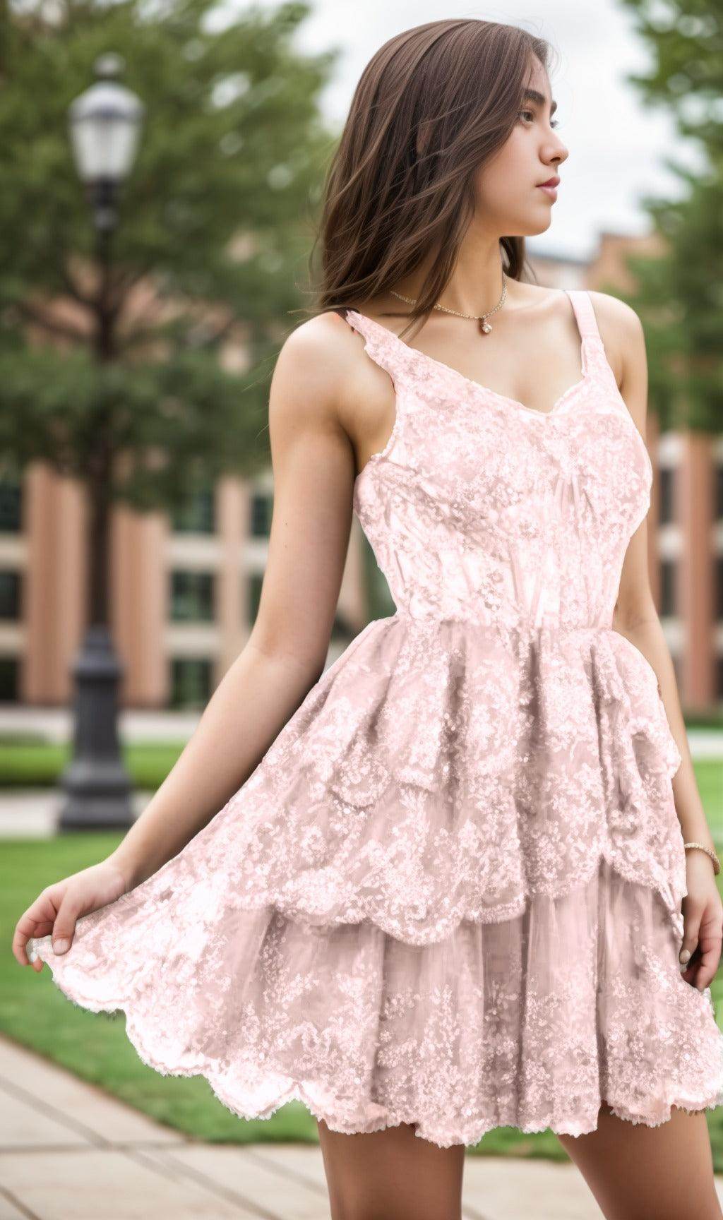 A-Line Short-Mini Tulle Graduation Dresses CS0548