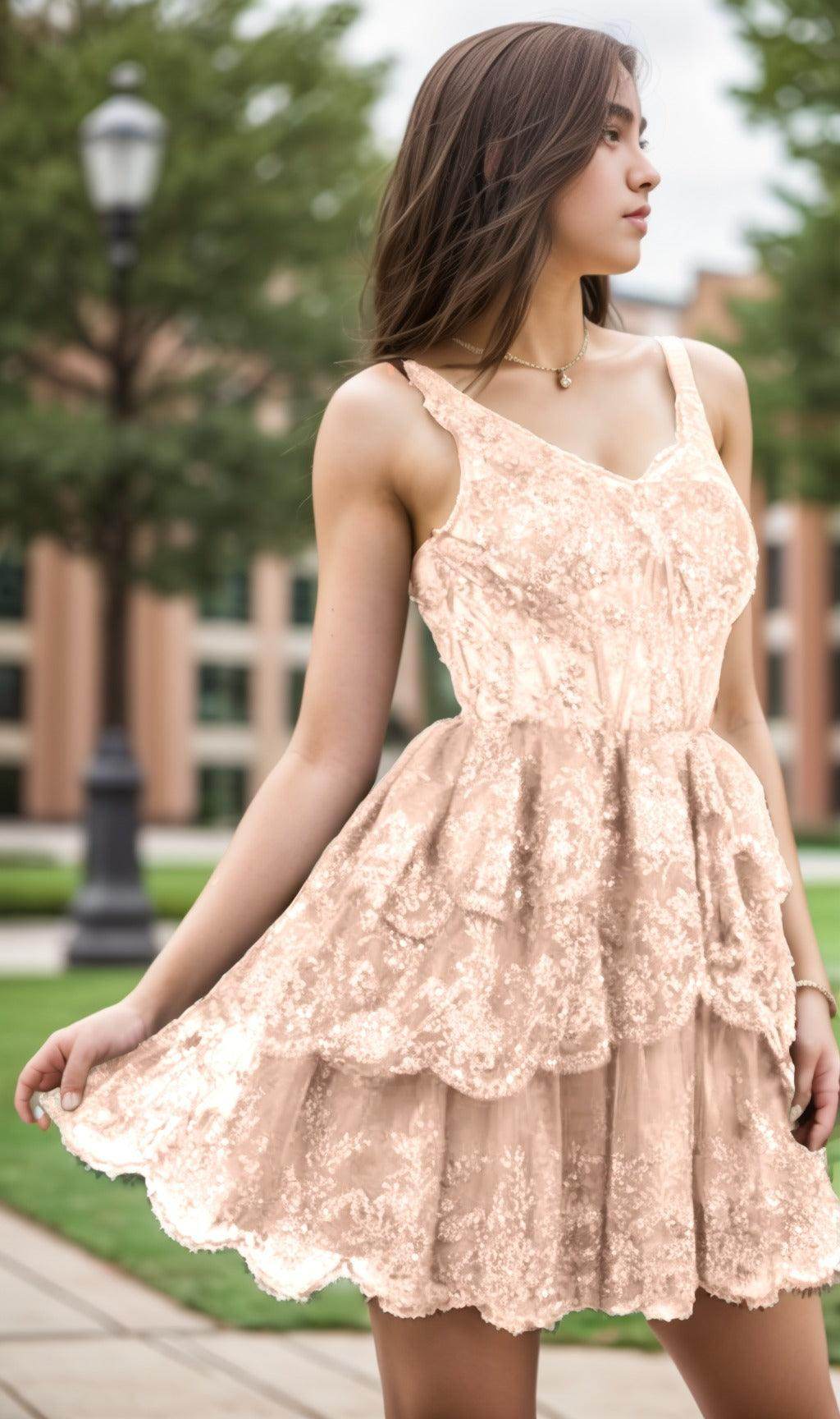 A-Line Short-Mini Tulle Graduation Dresses CS0548