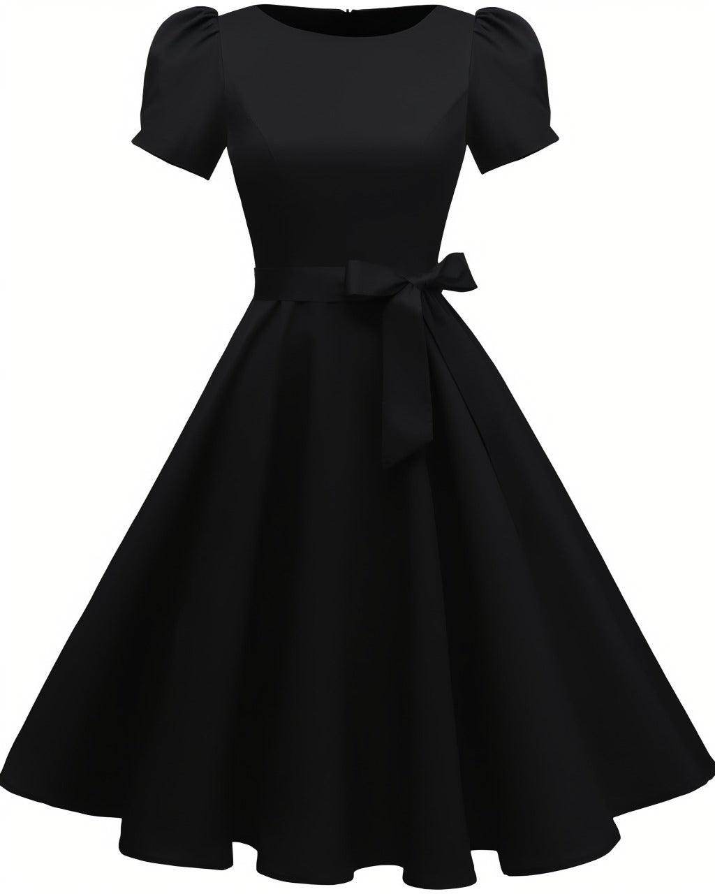 A-Line Knee Length Satin Graduation Dresses CS0555