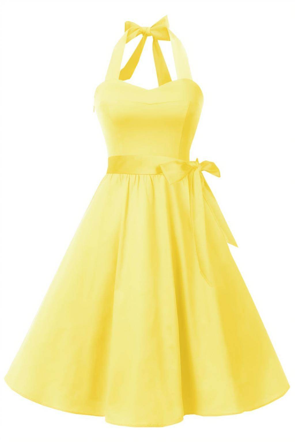 A-Line Knee Length Satin Graduation Dresses CS0559