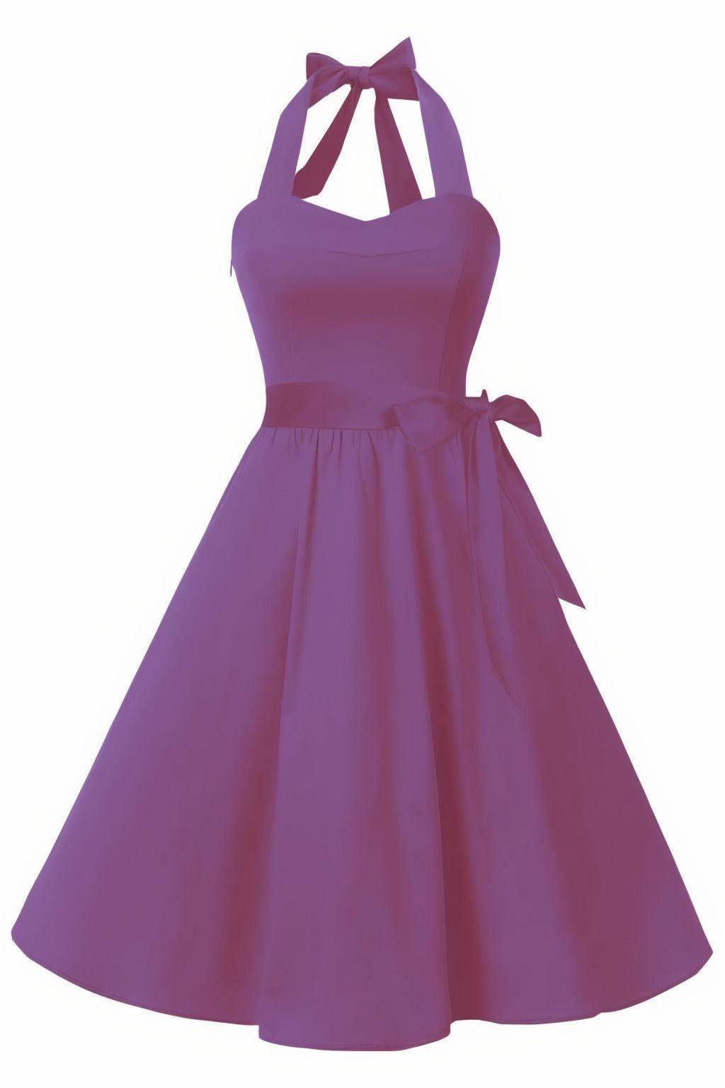 A-Line Knee Length Satin Graduation Dresses CS0559