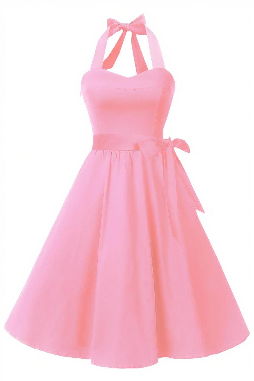 A-Line Knee Length Satin Graduation Dresses CS0559