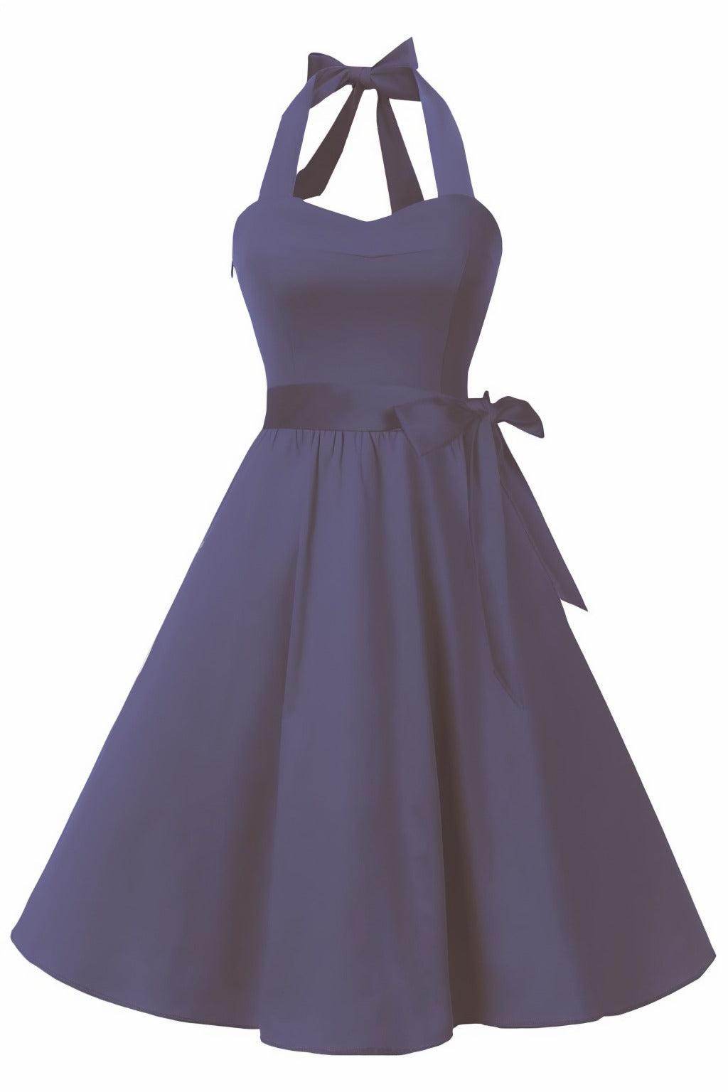 A-Line Knee Length Satin Graduation Dresses CS0559