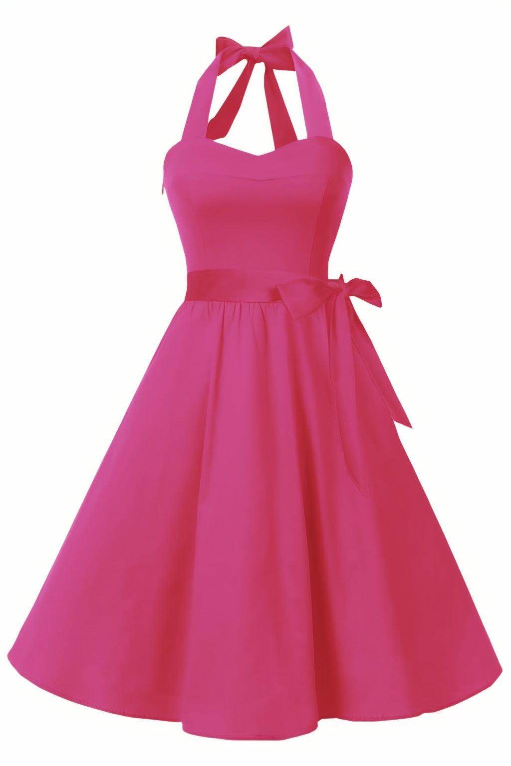 A-Line Knee Length Satin Graduation Dresses CS0559