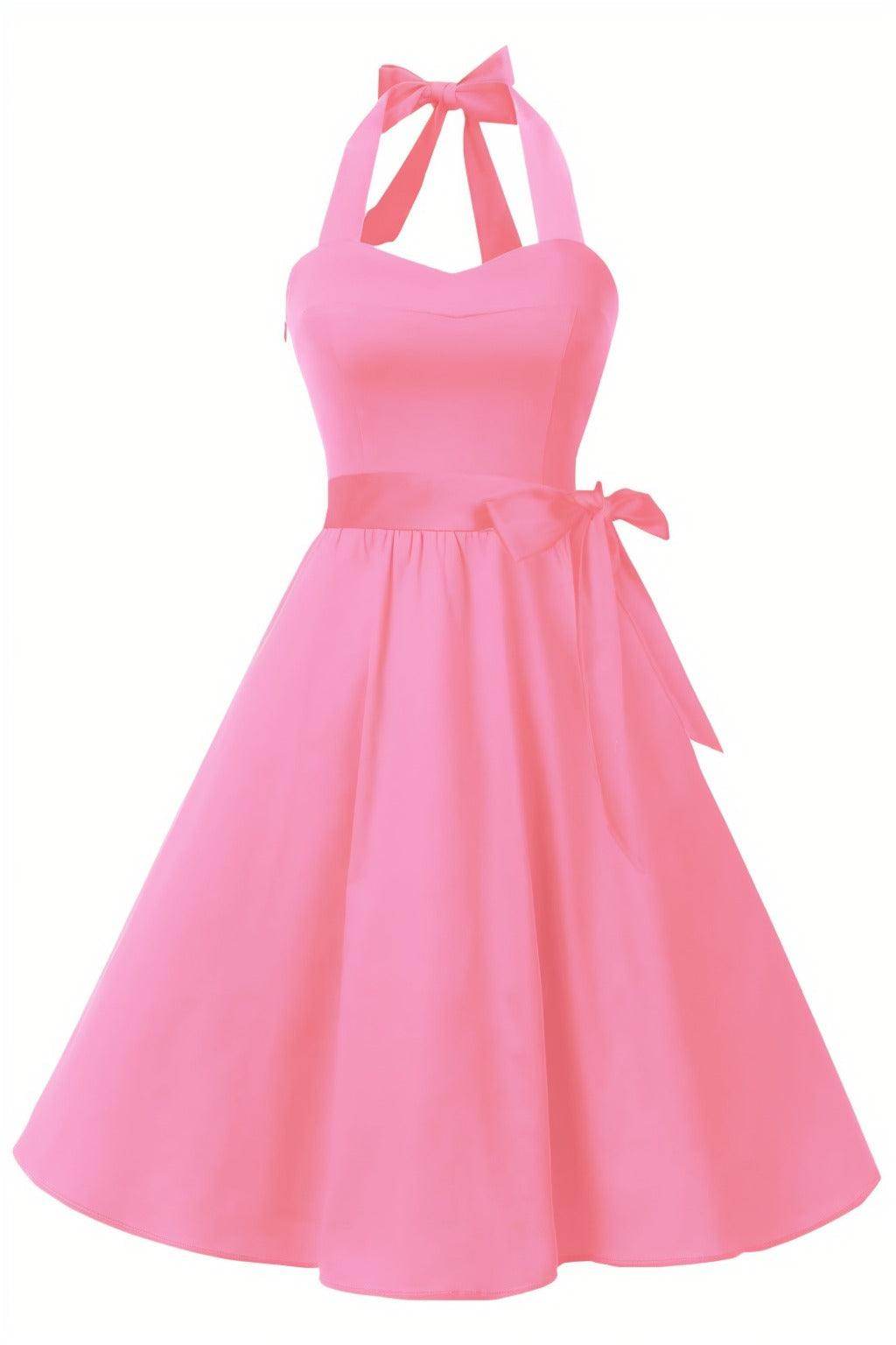 A-Line Knee Length Satin Graduation Dresses CS0559