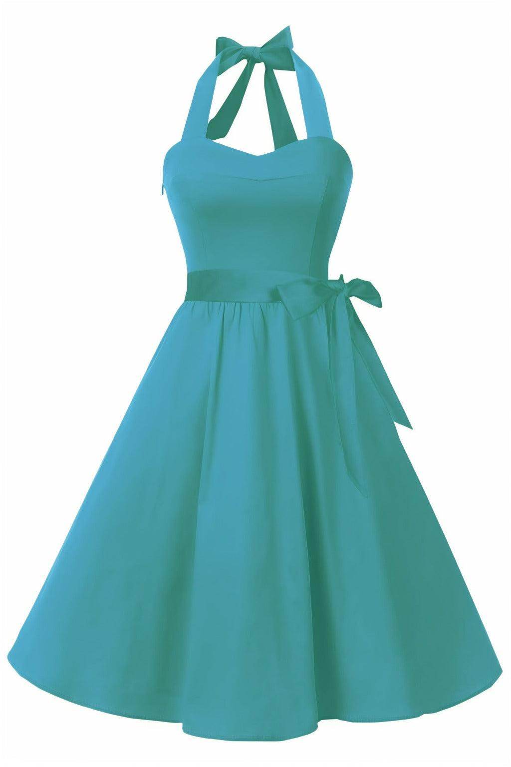 A-Line Knee Length Satin Graduation Dresses CS0559