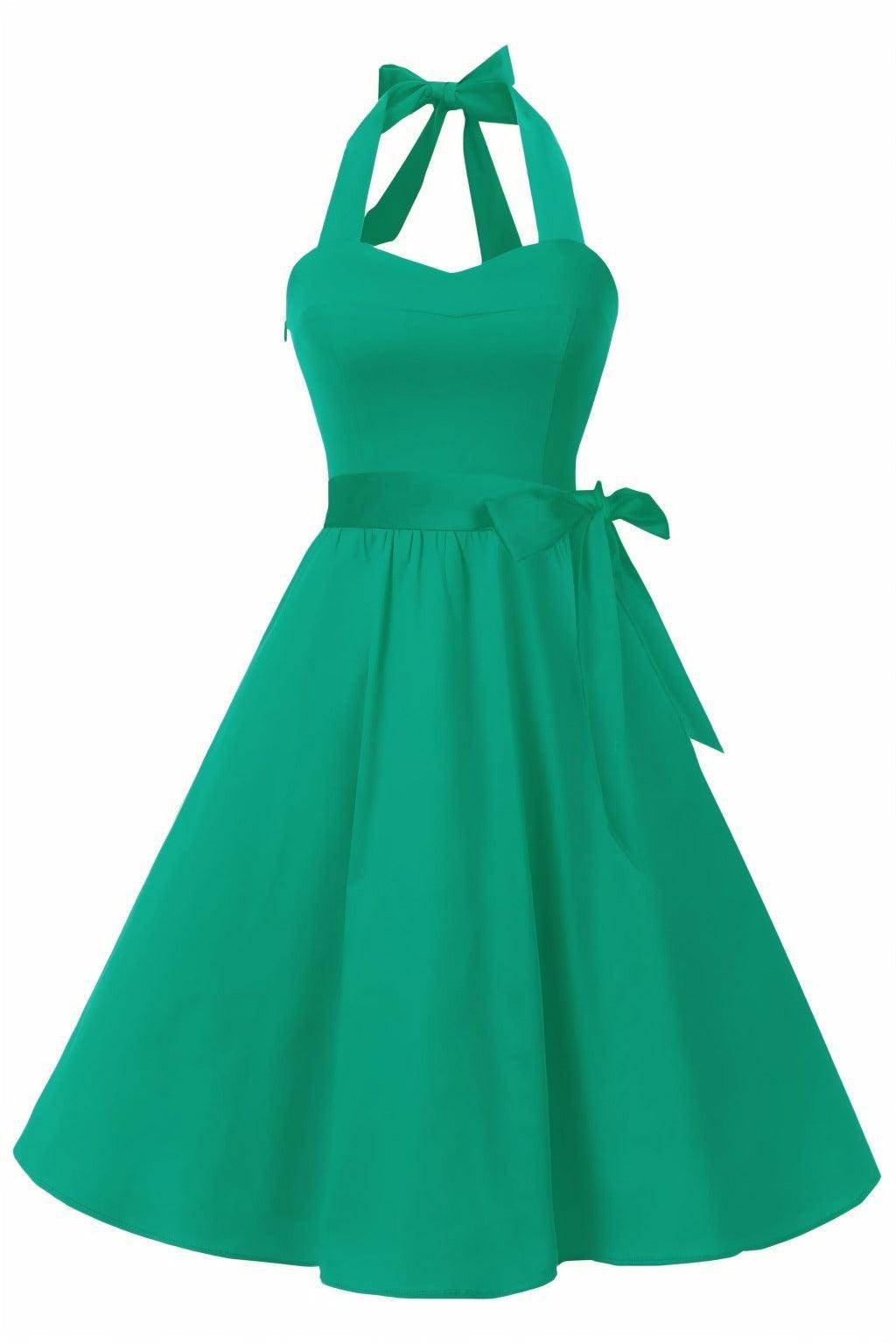 A-Line Knee Length Satin Graduation Dresses CS0559