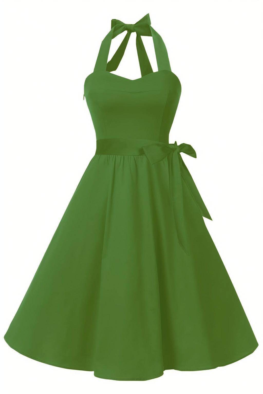 A-Line Knee Length Satin Graduation Dresses CS0559