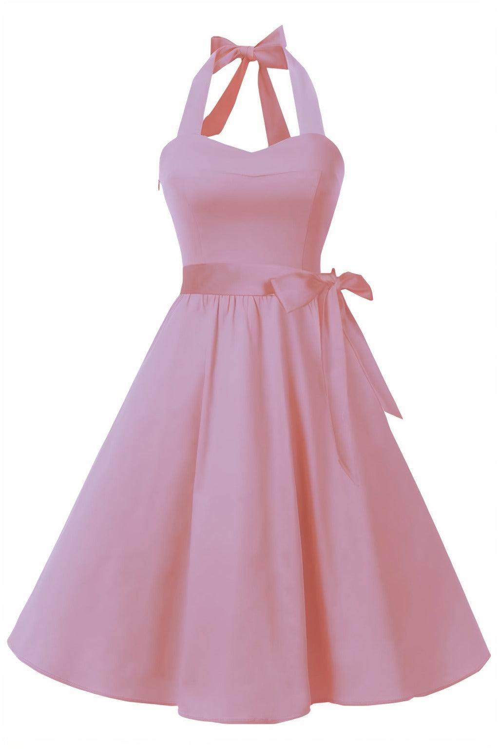 A-Line Knee Length Satin Graduation Dresses CS0559