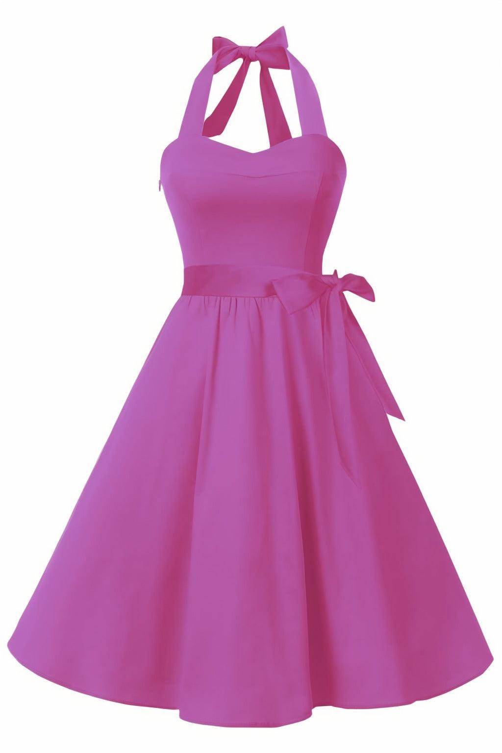 A-Line Knee Length Satin Graduation Dresses CS0559