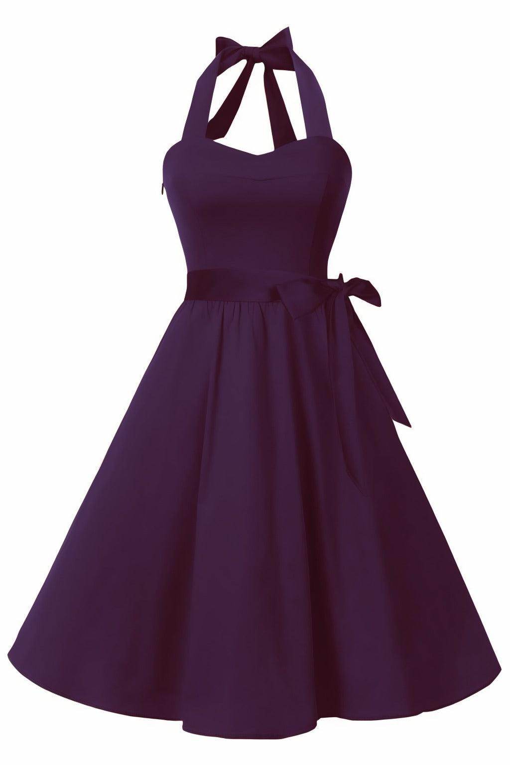 A-Line Knee Length Satin Graduation Dresses CS0559