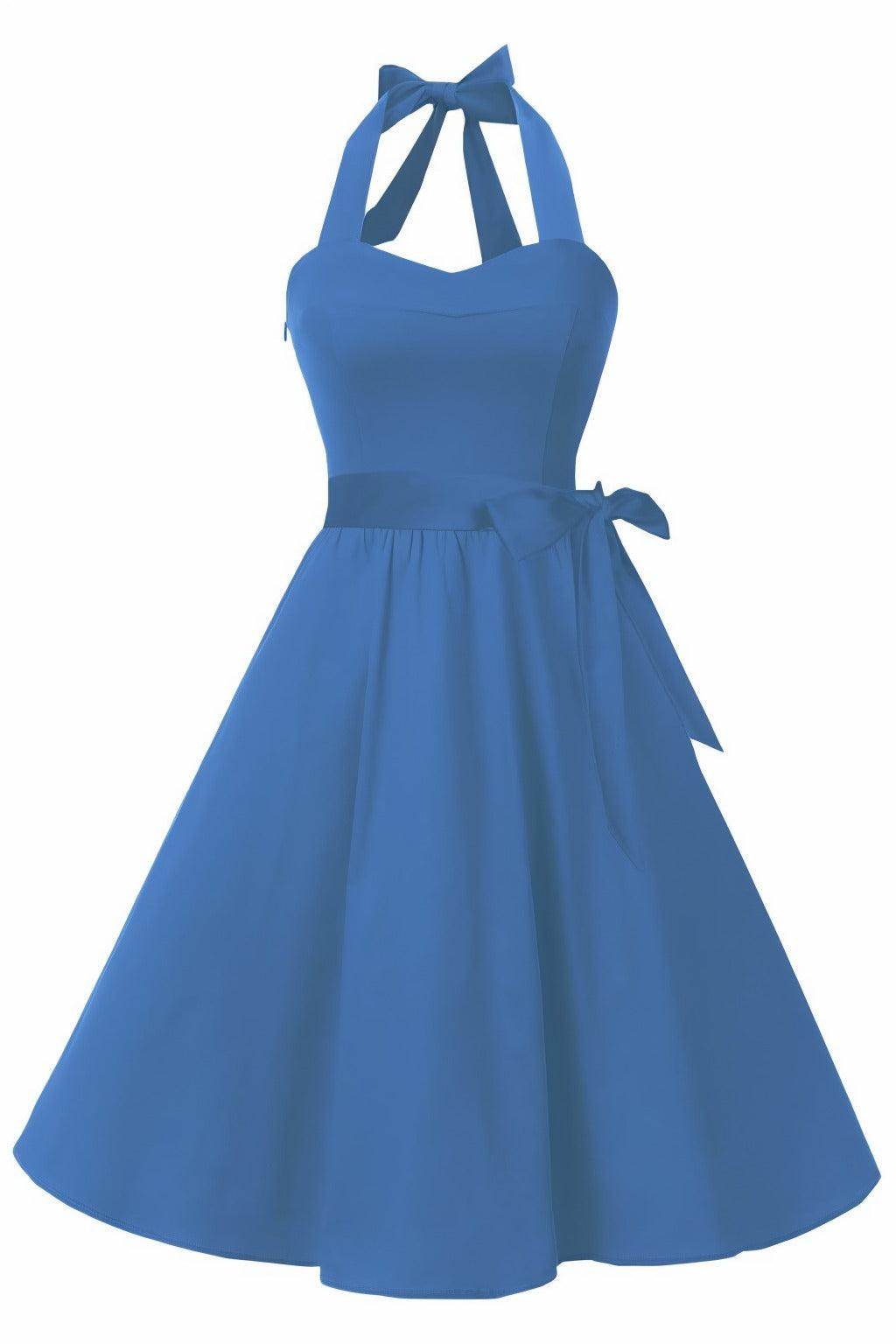 A-Line Knee Length Satin Graduation Dresses CS0559