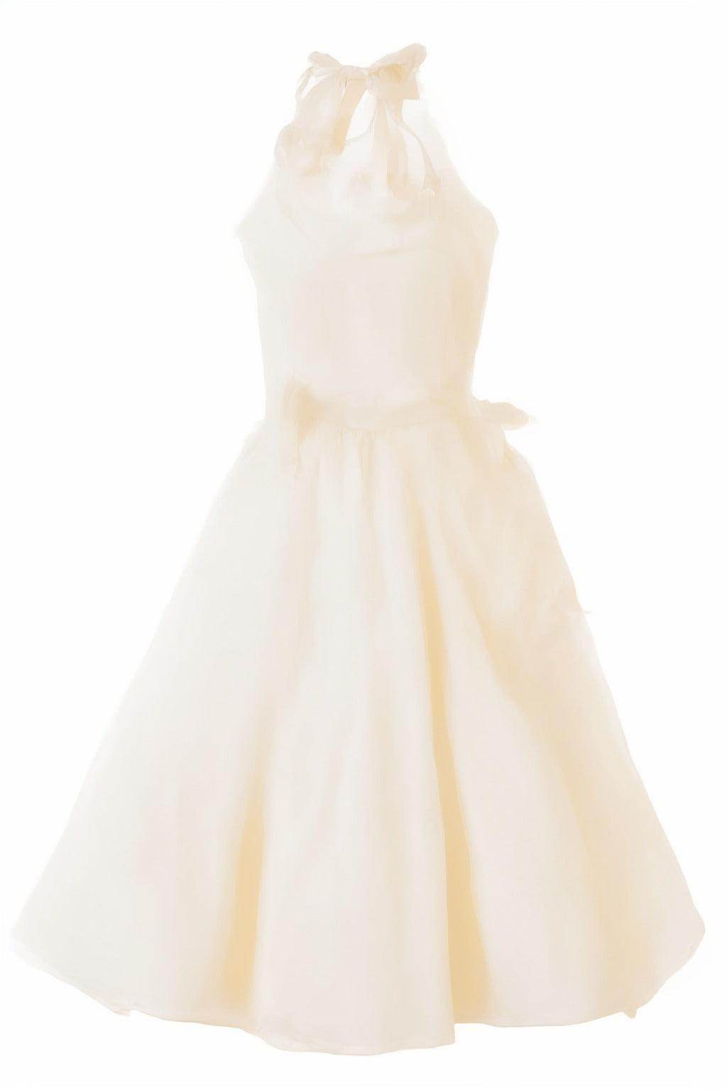 A-Line Knee Length Satin Graduation Dresses CS0559