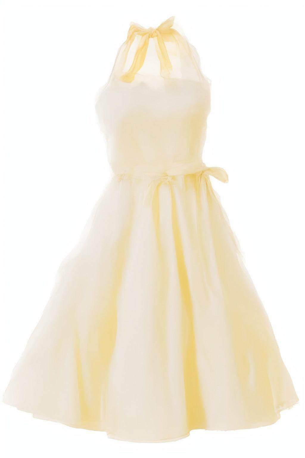 A-Line Knee Length Satin Graduation Dresses CS0559