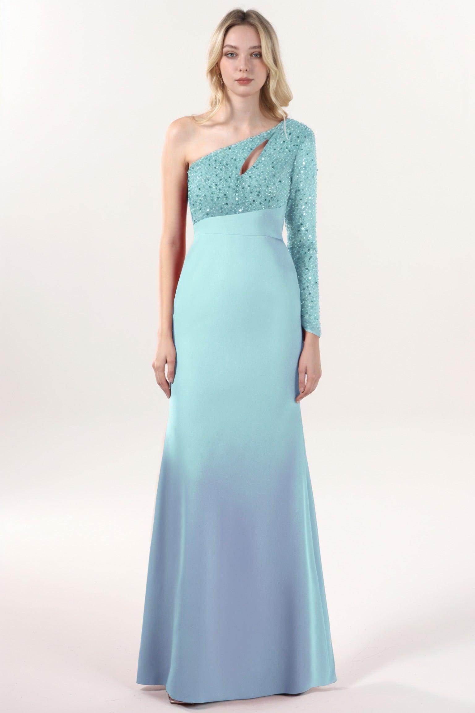 Trumpet-Mermaid Maxi Stretch Crepe Formal Dress CS0587